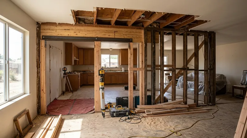 Beam Replacement & Load-Bearing Wall Removal Fresno